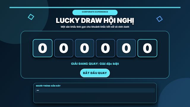 Hội nghị hiện đại · Quay số