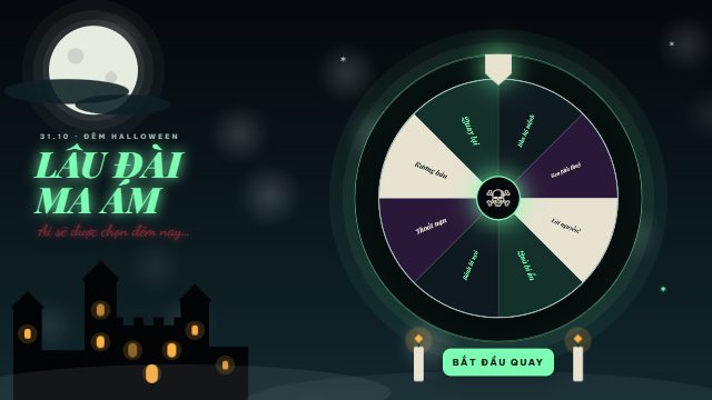 Chạy thử vòng quay Lâu đài ma
