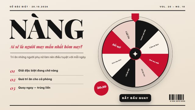 Tạp chí Nàng 20/10 · Vòng quay